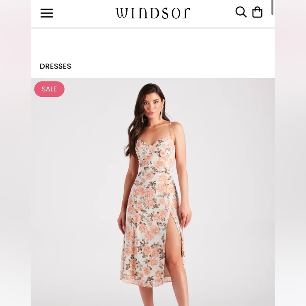 Windsor Midi Floral Dress